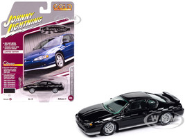 2001 Chevrolet Monte Carlo SS Black with Silver Graphics Classic Gold Collection 1/64 Diecast Model Car Johnny Lightning JLCG033-JLSP391B