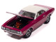 1971 Dodge Challenger R T Panther Pink with White Top and Interior Classic Gold Collection 1/64 Diecast Model Car Johnny Lightning JLCG033-JLSP417A