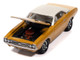 1971 Dodge Challenger R T Butterscotch with White Top and Interior Classic Gold Collection 1/64 Diecast Model Car Johnny Lightning JLCG033-JLSP417B