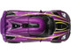 Koenigsegg Agera R Purple Metallic with Black and Yellow Stripes Timeless Icons Series Diecast Model Car Hot Wheels JBK93 Koenigsegg Agera R Purple Metallic with Black and Yellow Stripes Timeless Icons Series Diecast Model Car Hot Wheels JBK93