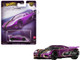 Koenigsegg Agera R Purple Metallic with Black and Yellow Stripes Timeless Icons Series Diecast Model Car Hot Wheels JBK93