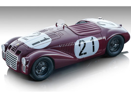 Ferrari 159S #21 Franco Cortese 2nd Place 12 Hours of Pescara 1947 Mythos Series Limited Edition to 60 pieces Worldwide 1/18 Model Car Tecnomodel TM18-301D