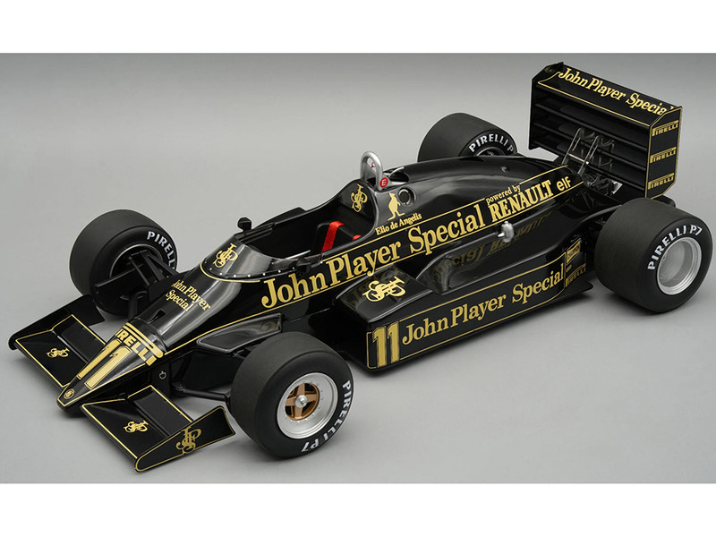 Lotus 94T #11 Elio de Angelis John Player Special Team Lotus Formula One F1 Dutch GP 1983 with Display Case Mythos Series Limited Edition to 50 pieces Worldwide 1/18 Model Car Tecnomodel TM18-347D