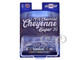 1973 Chevrolet Cheyenne Super 10 Pickup Truck Merry Christmas Happy New Year Blue Metallic with White Snow Graphics Limited Edition to 10428 pieces Worldwide 1/64 Diecast Model Car M2 Machines 31500-HS65
