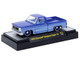 1973 Chevrolet Cheyenne Super 10 Pickup Truck Custom Re Styling Blue and Light Blue Two Tone with Blue Interior Limited Edition to 14058 pieces Worldwide 1/64 Diecast Model Car M2 Machines 31500-HS71