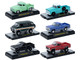 Auto Thentics 6 piece Set Release 104 IN DISPLAY CASES Limited Edition 1/64 Diecast Model Cars M2 Machines 32500-104