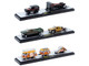 Auto Haulers Set of 3 Trucks Release 90 Limited Edition to 8000 pieces Worldwide 1/64 Diecast Models M2 Machines 36000-90