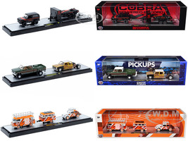 Auto Haulers Set of 3 Trucks Release 90 Limited Edition to 8000 pieces Worldwide 1/64 Diecast Models M2 Machines 36000-90