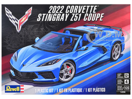 Level 4 Model Kit 2022 Chevrolet Corvette Stingray Z51 Coupe 1/25 Scale Model Revell 14556