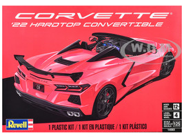Level 4 Model Kit 2022 Chevrolet Corvette C8 Hardtop Convertible 1/25 Scale Model Revell 14583
