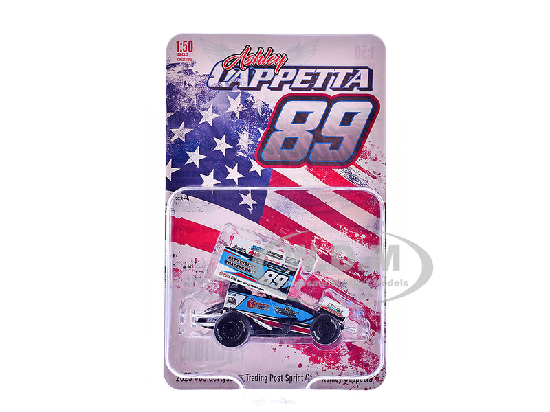 Winged Sprint Car #89 Ashley Cappetta Gettysburg Trading Post 2025 1/50 Diecast Model Car ACME A5025016