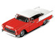 1955 Chevrolet Bel Air Red and White Collection Series 1/64 Diecast Model Car Majorette MJ8505001013