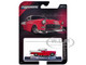 1955 Chevrolet Bel Air Red and White Collection Series 1/64 Diecast Model Car Majorette MJ8505001013