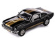 1965 Shelby GT350 Black with Gold Stripes Collection Series 1/64 Diecast Model Car Majorette MJ8505001014
