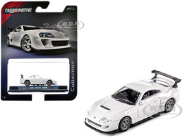 1995 Toyota Supra RHD Right Hand Drive White Collection Series 1/64 Diecast Model Car Majorette MJ8505001017