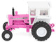 Oliver 1755 Wide Front Tractor with Cab Hot Pink and White 1/64 Diecast Model SpecCast SCT981 Oliver 1755 Wide Front Tractor with Cab Hot Pink and White 1/64 Diecast Model SpecCast SCT981