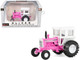 Oliver 1755 Wide Front Tractor with Cab Hot Pink and White 1/64 Diecast Model SpecCast SCT981 Oliver 1755 Wide Front Tractor with Cab Hot Pink and White 1/64 Diecast Model SpecCast SCT981