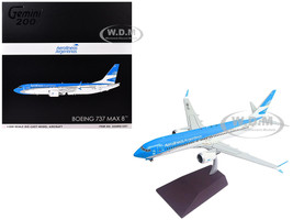 Boeing 737 MAX 8 Commercial Aircraft Aerolineas Argentinas LV KEJ White and Blue Gemini 200 Series 1/200 Diecast Model Airplane GeminiJets G2ARG1397