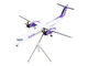 Bombardier Q400 Commercial Aircraft Flybe G ECOE White with Purple Tail Gemini 200 Series 1/200 Diecast Model Airplane GeminiJets G2BEE1193