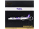 Bombardier Q400 Commercial Aircraft Flybe G ECOE White with Purple Tail Gemini 200 Series 1/200 Diecast Model Airplane GeminiJets G2BEE1193