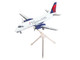 Saab 340B Commercial Aircraft Delta Connection Mesaba Airlines N428XJ White with Red and Blue Tail Gemini 200 Series 1/200 Diecast Model Airplane GeminiJets G2DAL1340