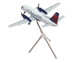 Saab 340B Commercial Aircraft Delta Connection Mesaba Airlines N428XJ White with Red and Blue Tail Gemini 200 Series 1/200 Diecast Model Airplane GeminiJets G2DAL1340