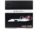 Saab 340B Commercial Aircraft Delta Connection Mesaba Airlines N428XJ White with Red and Blue Tail Gemini 200 Series 1/200 Diecast Model Airplane GeminiJets G2DAL1340