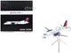 Saab 340B Commercial Aircraft Delta Connection Mesaba Airlines N428XJ White with Red and Blue Tail Gemini 200 Series 1/200 Diecast Model Airplane GeminiJets G2DAL1340