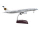 Boeing 757 200 Commercial Aircraft Mexicana Retro Livery N380RM White with Tail Graphics Gemini 200 Series 1/200 Diecast Model Airplane GeminiJets G2MXA806