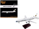 Boeing 757 200 Commercial Aircraft Mexicana Retro Livery N380RM White with Tail Graphics Gemini 200 Series 1/200 Diecast Model Airplane GeminiJets G2MXA806