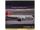 Lockheed L 188 Electra Commercial Aircraft Northwest Orient N128US White and Gray with Blue Stripes and Red Tail "Gemini 200" Series 1/200 Diecast Model Airplane GeminiJets G2NWA1028