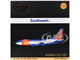 Boeing 737 700 Commercial Aircraft with Flaps Down Configuration Southwest Airlines Colorado One N230WN White and Blue Gemini 200 Series 1/200 Diecast Model Airplane GeminiJets G2SWA460F