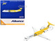 Fokker F100 Commercial Aircraft Alliance Airlines Southern Cross Minor VH UQG White and Yellow 1/400 Diecast Model Airplane GeminiJets GJ1996 Fokker F100 Commercial Aircraft Alliance Airlines Southern Cross Minor VH UQG White and Yellow 1/400 Diecast Model Airplane GeminiJets GJ1996