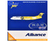 Fokker F100 Commercial Aircraft Alliance Airlines Southern Cross Minor VH UQG White and Yellow 1/400 Diecast Model Airplane GeminiJets GJ1996 Fokker F100 Commercial Aircraft Alliance Airlines Southern Cross Minor VH UQG White and Yellow 1/400 Diecast Model Airplane GeminiJets GJ1996