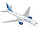 Boeing 777 200ER Commercial Aircraft with Flaps Down United Airlines N798UA White with Blue Tail 1/400 Diecast Model Airplane GeminiJets GJ2230F Boeing 777 200ER Commercial Aircraft with Flaps Down United Airlines N798UA White with Blue Tail 1/400 Diecast Model Airplane GeminiJets GJ2230F