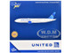 Boeing 777 200ER Commercial Aircraft with Flaps Down United Airlines N798UA White with Blue Tail 1/400 Diecast Model Airplane GeminiJets GJ2230F Boeing 777 200ER Commercial Aircraft with Flaps Down United Airlines N798UA White with Blue Tail 1/400 Diecast Model Airplane GeminiJets GJ2230F