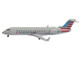 Bombardier CRJ200 Commercial Aircraft American Eagle Air Wisconsin N420AW Gray with Red and Blue Tail 1/400 Diecast Model Airplane GeminiJets GJ2367