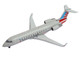 Bombardier CRJ200 Commercial Aircraft American Eagle Air Wisconsin N420AW Gray with Red and Blue Tail 1/400 Diecast Model Airplane GeminiJets GJ2367