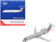 Bombardier CRJ200 Commercial Aircraft American Eagle Air Wisconsin N420AW Gray with Red and Blue Tail 1/400 Diecast Model Airplane GeminiJets GJ2367