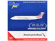 Bombardier CRJ200 Commercial Aircraft American Eagle Air Wisconsin N420AW Gray with Red and Blue Tail 1/400 Diecast Model Airplane GeminiJets GJ2367