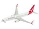 Boeing 737 800 Commercial Aircraft Qantas Airways VH VZW White with Red Tail 1/400 Diecast Model Airplane GeminiJets GJ2371 Boeing 737 800 Commercial Aircraft Qantas Airways VH VZW White with Red Tail 1/400 Diecast Model Airplane GeminiJets GJ2371