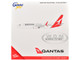 Boeing 737 800 Commercial Aircraft Qantas Airways VH VZW White with Red Tail 1/400 Diecast Model Airplane GeminiJets GJ2371 Boeing 737 800 Commercial Aircraft Qantas Airways VH VZW White with Red Tail 1/400 Diecast Model Airplane GeminiJets GJ2371