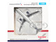 Airbus A321 Commercial Aircraft American Airlines N578UW Gray with Blue Tail 1/500 Diecast Model Airplane Herpa HE538251 Airbus A321 Commercial Aircraft American Airlines N578UW Gray with Blue Tail 1/500 Diecast Model Airplane Herpa HE538251