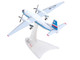 Antonov AN 24V Commercial Aircraft LOT Polish Airlines SP LTP White with Blue Stripes and Tail 1/200 Diecast Model Airplane Herpa HE572996