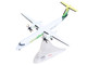 Bombardier Q400 Commercial Aircraft Sky Alps 9H PAUL White with Green Tail Graphics 1/200 Diecast Model Airplane Herpa HE573115