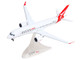 Airbus A220 300 Commercial Aircraft QantasLink VH X4B White with Red Tail 1/200 Diecast Model Airplane Herpa HE573184