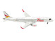 Embraer E190 Commercial Aircraft German Airways Herpa 75 Years D ACJJ White with Graphics 1/200 Diecast Model Airplane Herpa HE573221