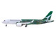 Airbus A220 300 Commercial Aircraft QantasLink Flying Art Series Minyma Kutjara Tjukurpa VH X4A White with Green Graphics 1/200 Diecast Model Airplane Herpa HE573351