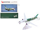 Airbus A220 300 Commercial Aircraft QantasLink Flying Art Series Minyma Kutjara Tjukurpa VH X4A White with Green Graphics 1/200 Diecast Model Airplane Herpa HE573351