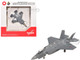 Lockheed Martin F 35A Lightning II Aircraft Eskadrille 727 Skrydstrup Air Base L 007 Royal Danish Air Force 1/200 Diecast Model Airplane Herpa HE573603